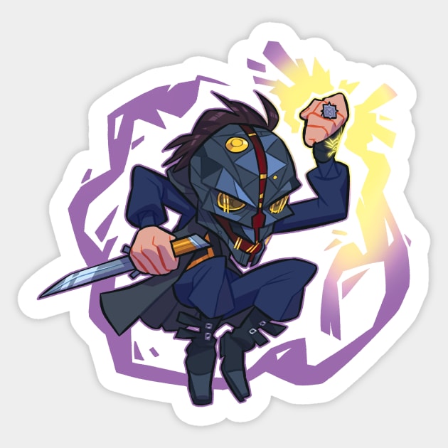 Corvo Sticker by GalooGameLady